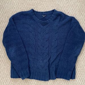 American Eagle Royal Blue Knit Sweater